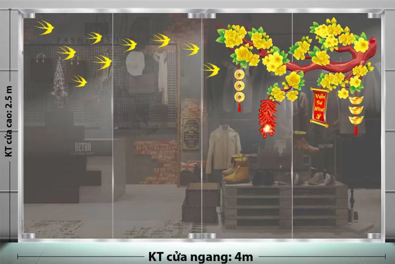 SHOP BÁN DECAL TRANG TRÍ TẾT DĨ AN BÌNH DƯƠNG