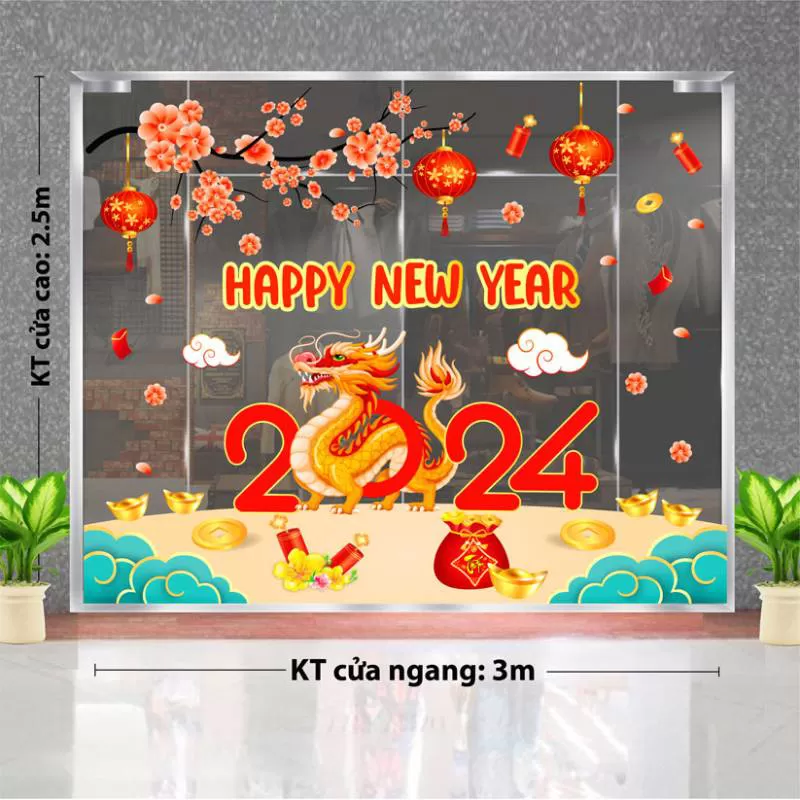 ĐỊA CHỈ BÁN DECAL DÁN TRÍ TẾT NINH BÌNH