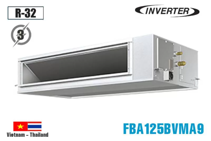 FBA125BVMA9/RZF125CYM, Điều hòa nối ống gió 45000BTU Daikin inverter 1 chiều 