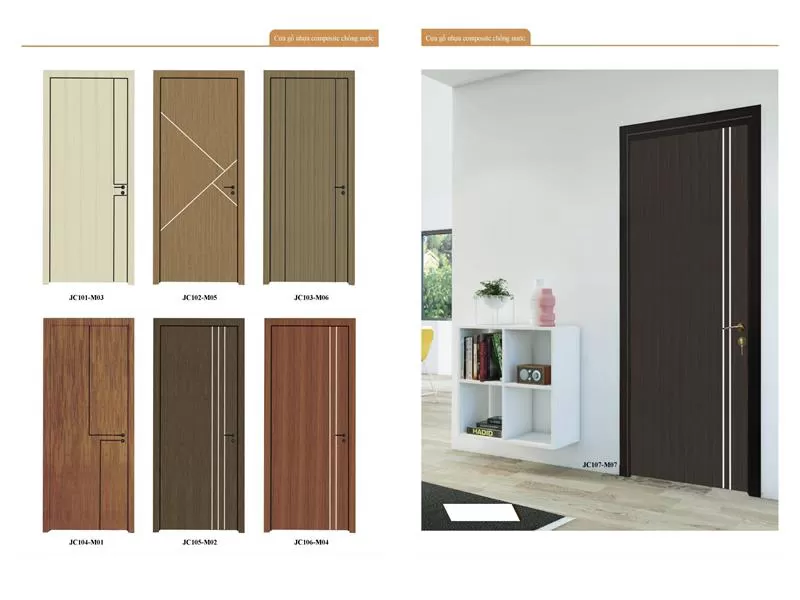 Cửa nhựa giả gỗ Composite Cần Thơ 8