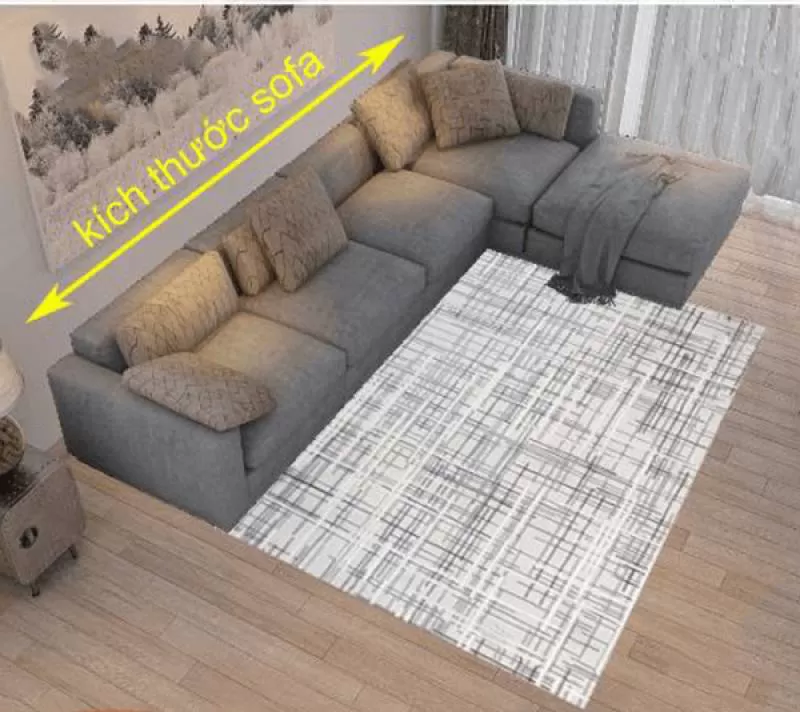 THẢM TRẢI SÀN ESCAUT SỢI TRE 2812