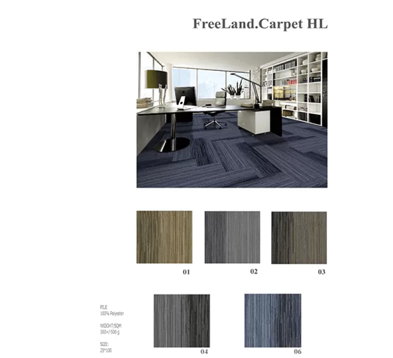 THẢM VĂN PHÒNG GIÁ RẺ FREELAND 5 MÀU