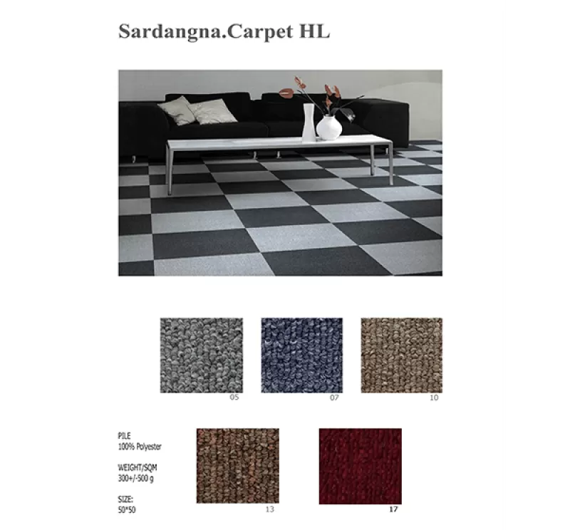 THẢM VĂN PHÒNG GIÁ RẺ SADANGNA 5 MÀU