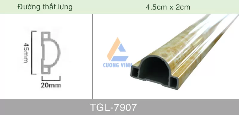 Đường thắt lưng 4.5cm TGL – 7907