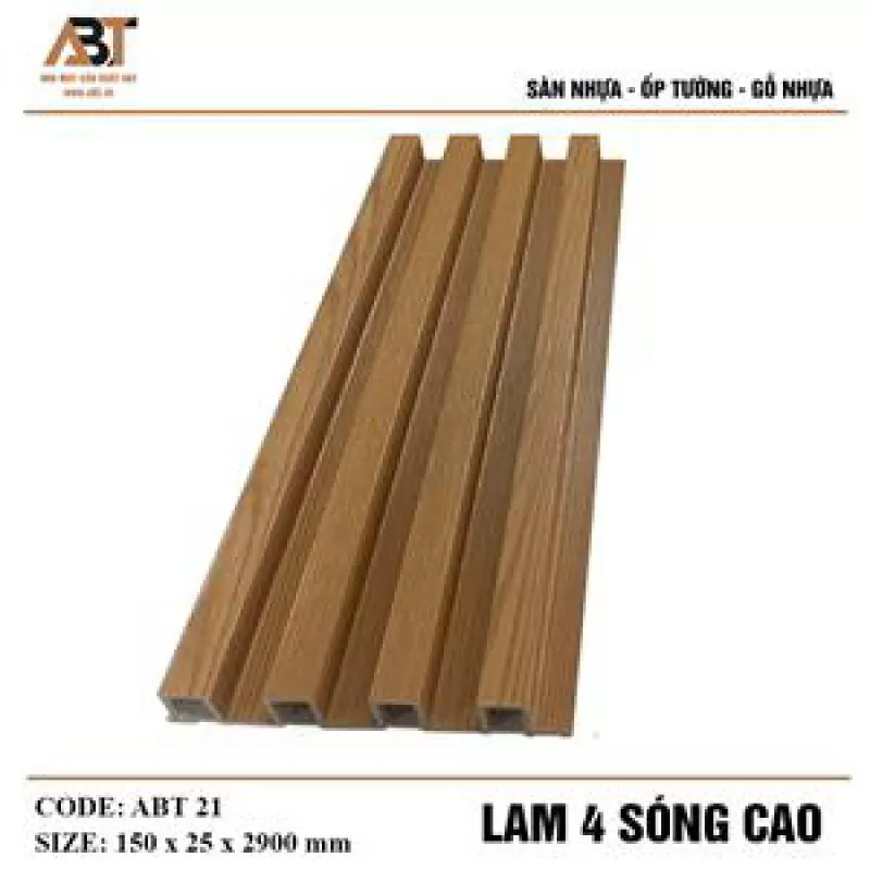 Lam 4 sóng ABT 021 - có phim ( 150*25*2900mm)