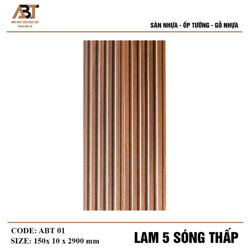 Lam 5 sóng ABT- 01- có phim (150*10*2900mm)