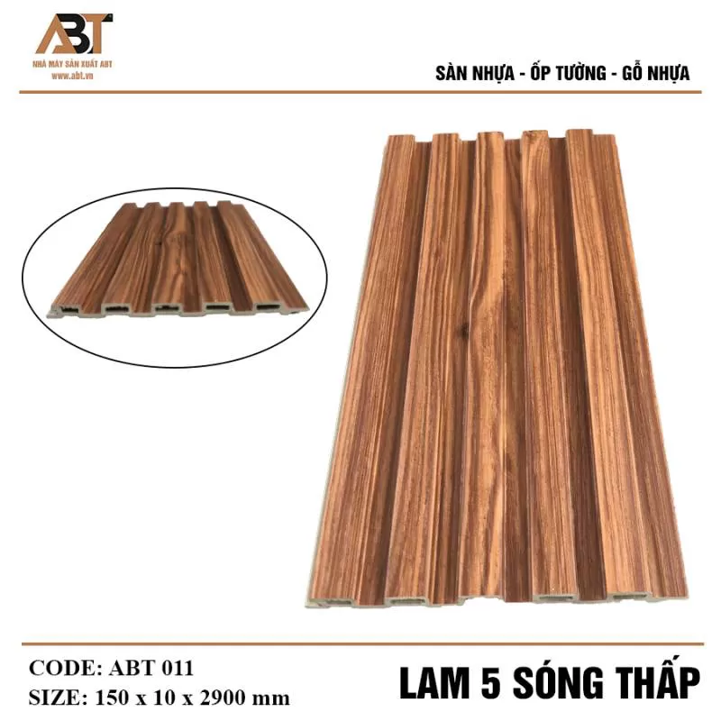 Lam 5 sóng ABT 011 - có phim (150*10*2900mm)