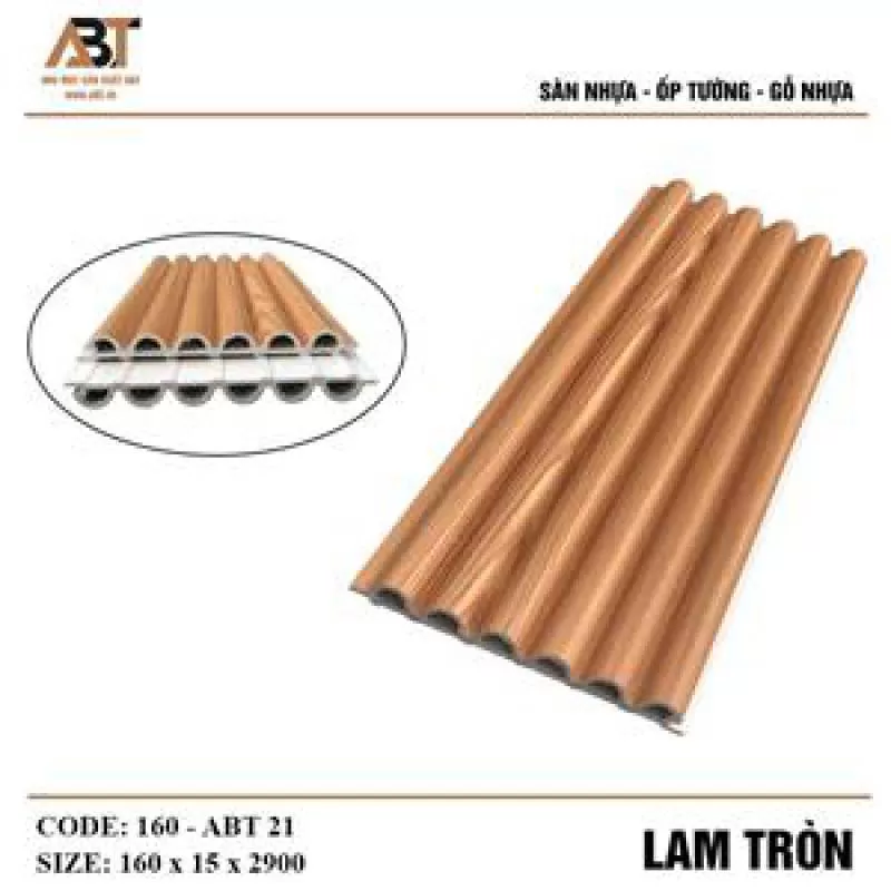 Lam tròn 160 - ABT 21 - có phim (160*15*2900)