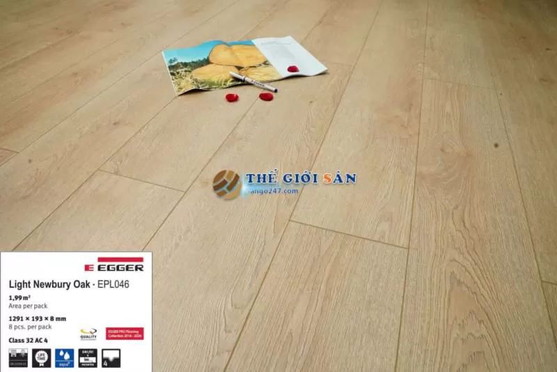 Egger Aqua Pro 8mm - EPL046 - Sàn gỗ 247 Thế Giới Sàn