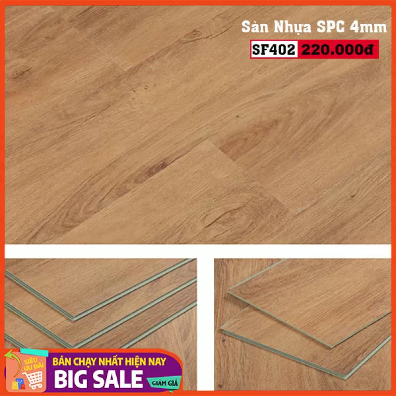 Sàn Hèm Khóa Sunfloor 4mm 402