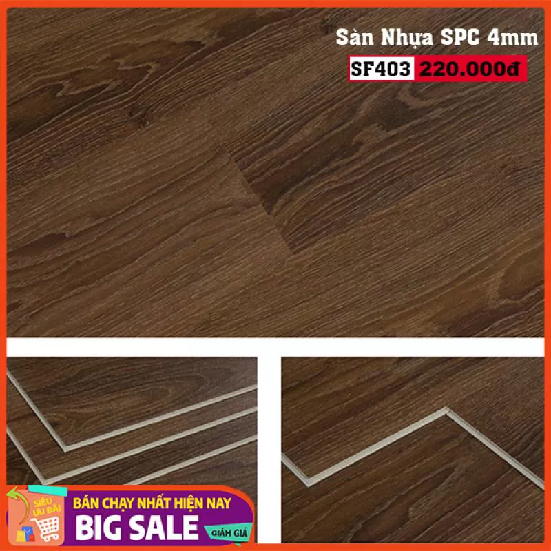 Sàn Hèm Khóa Sunfloor 4mm 403
