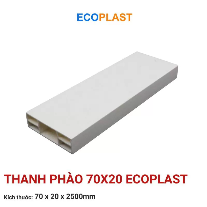 Thanh Phào 70x20 Ecoplast - Tấm Nhựa Ecoplast
