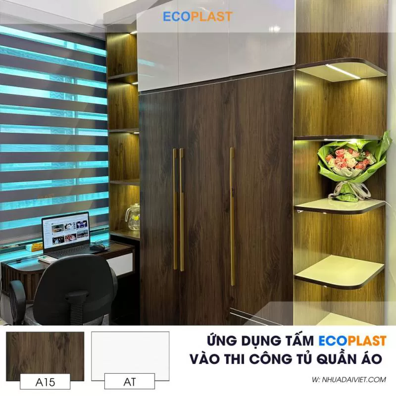 Tủ Quần Áo Ecoplast – TDV018