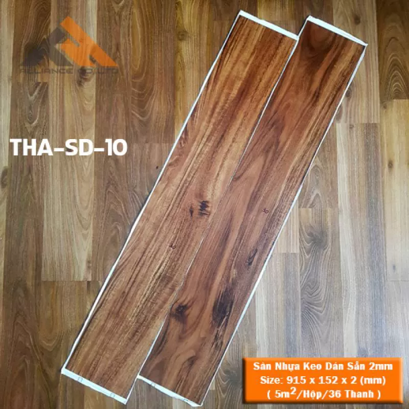 Sàn nhựa keo dán 2mm – THA-SD-10