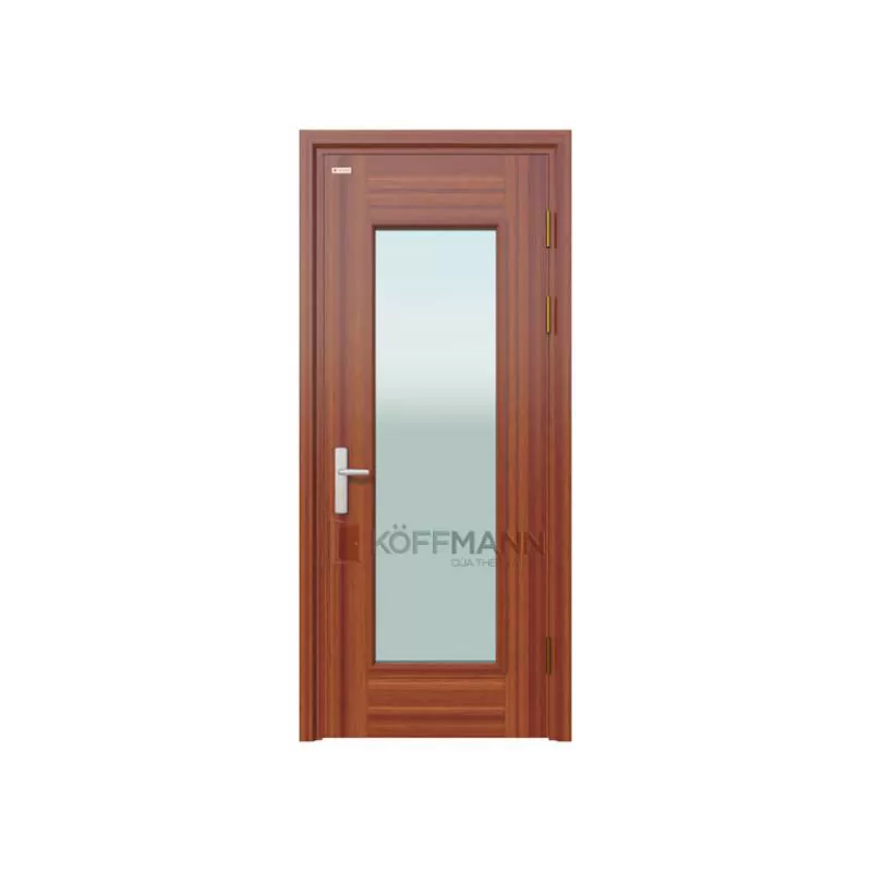 Cửa thép vân gỗ KG-1K - Giải pháp tốt cho mọi công trình