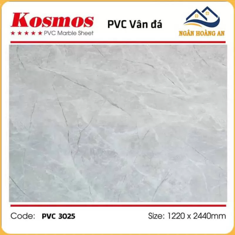 Tấm Nhựa Ốp Tường PVC Giả Vân Đá Kosmos PVC3025 Quận 5 TPHCM