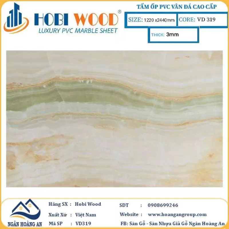 Đại Lý Tấm Nhựa Ốp Tường PVC Giả Đá HobiWood Tại Bà Rịa Vũng Tàu