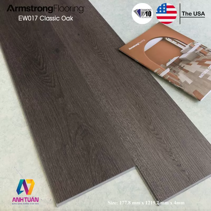 SÀN NHỰA HÈM KHÓA ARMSTRONG 017