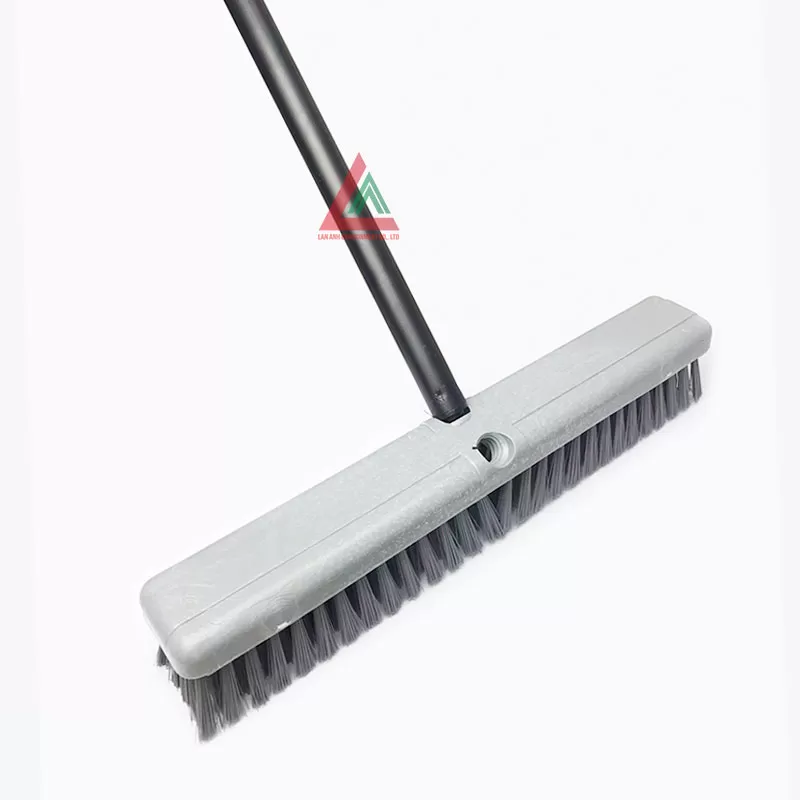 Bàn chải cước cọ sàn 45cm cán dài 1,3m (C-038) 