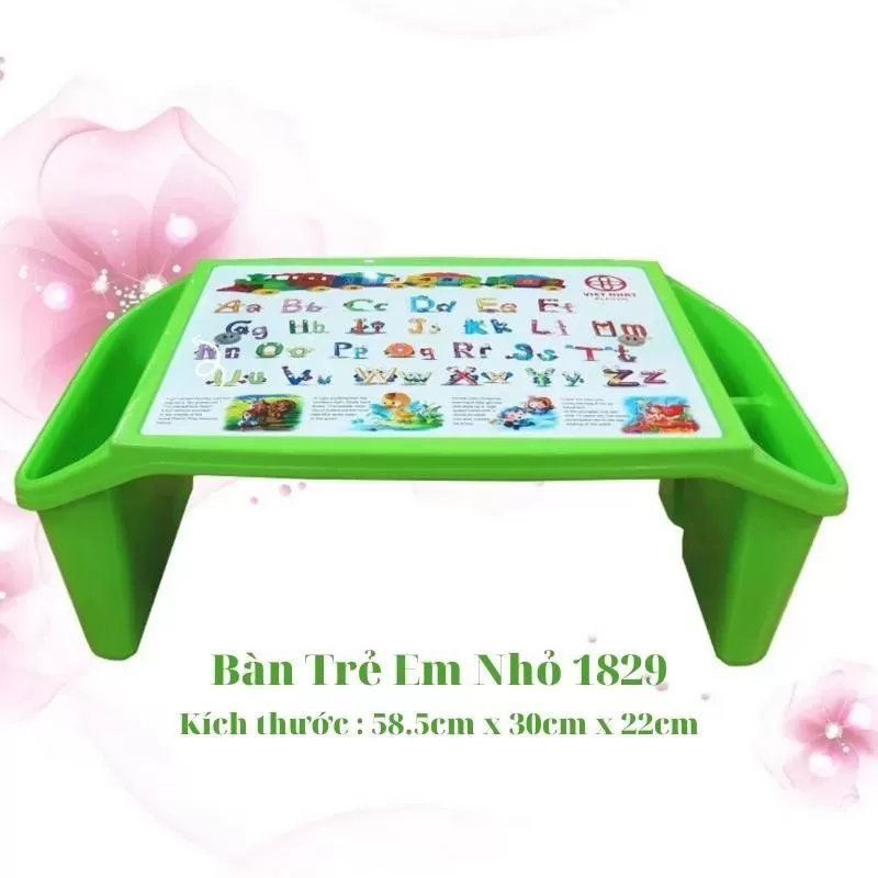 Bàn Trẻ Em Cỡ Nhỏ, Bàn Học Cho Bé Có Ngăn Đựng Bút Thước