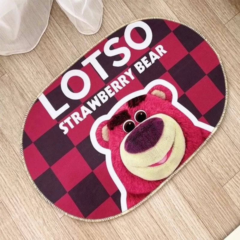 Thảm Chân Silicon Gấu HỒNG, Thảm Chùi Chân Hình Thú Xinh Xắn 