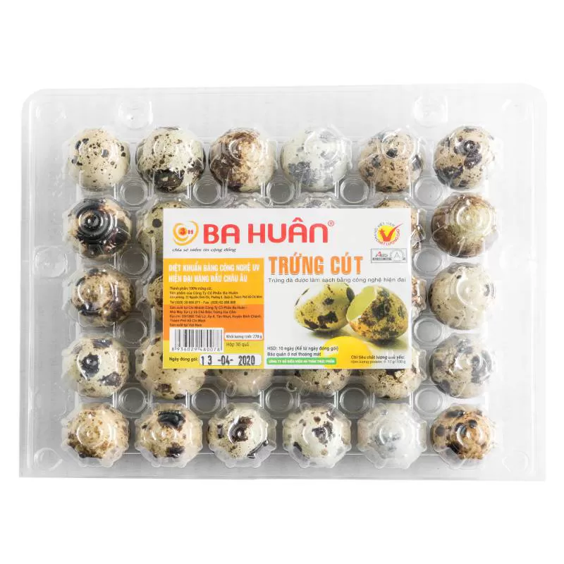 Trứng Cút Ba Huân - Nhà phân phối hàng tiêu dùng Trường Hưng 