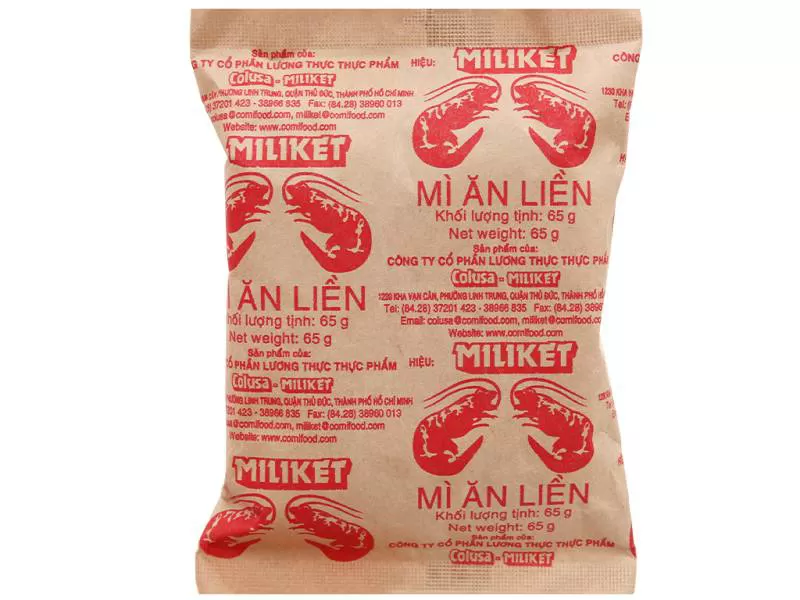 Giá Mì Miliket Gói Giấy - Nhà phân phối hàng tiêu dùng Trường Hưng 