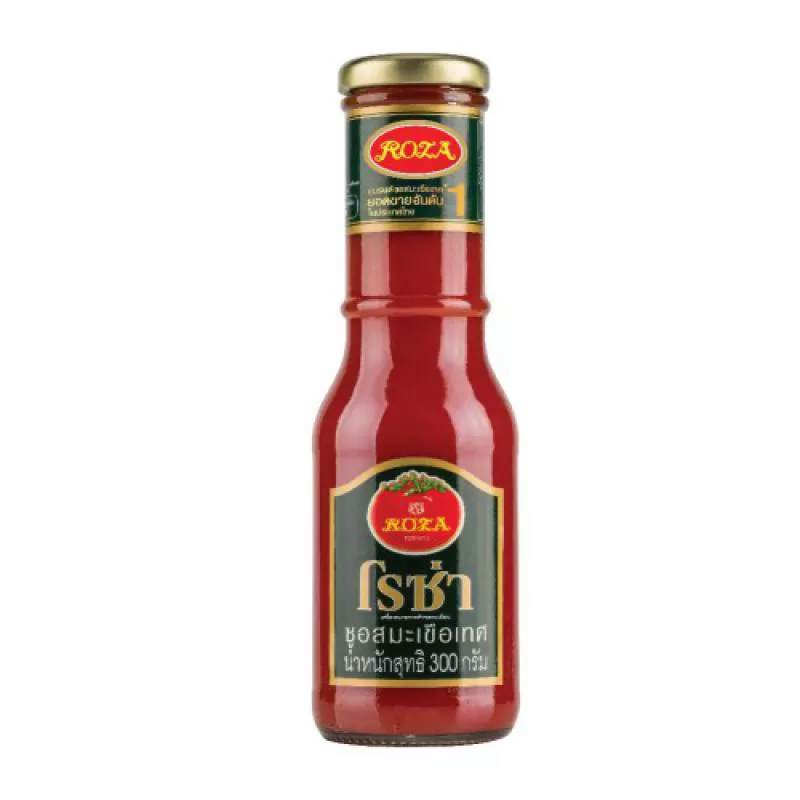 Tương Cà Cao Cấp Roza Tomato Ketchup 300g Thái Lan Chai Thuỷ Tinh 