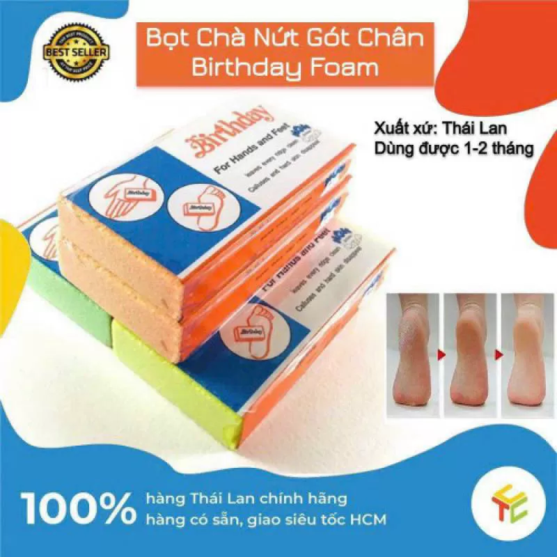 Bọt Chà Nứt Gót Chân Birthday For Hands And Feet Thái Lan