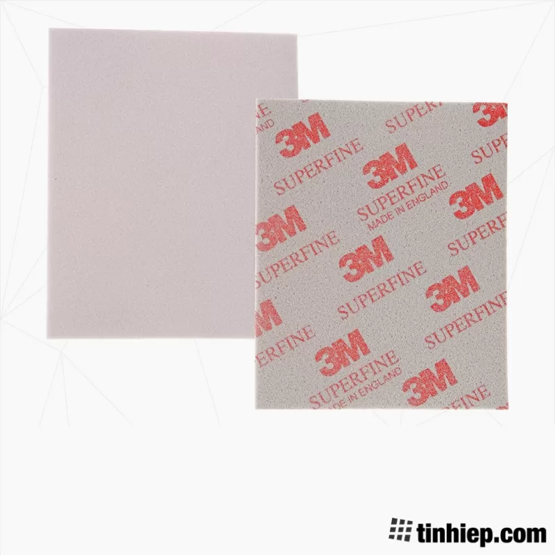 Nhám xốp 1 mặt 3M 02602 Superfine #500/600