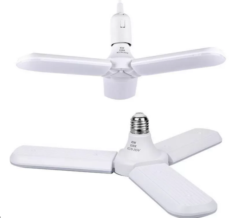 Bóng Đèn Buld Gấp Gọn 3 Bóng Hình Cánh Quạt 45W 