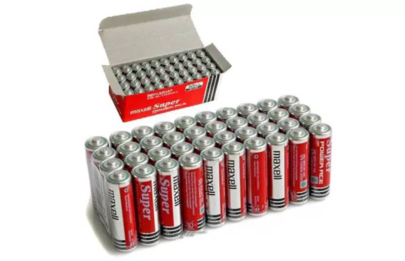 Hộp 40 Viên Pin Tiểu Aa Maxell Super 1.5V (Đỏ) 