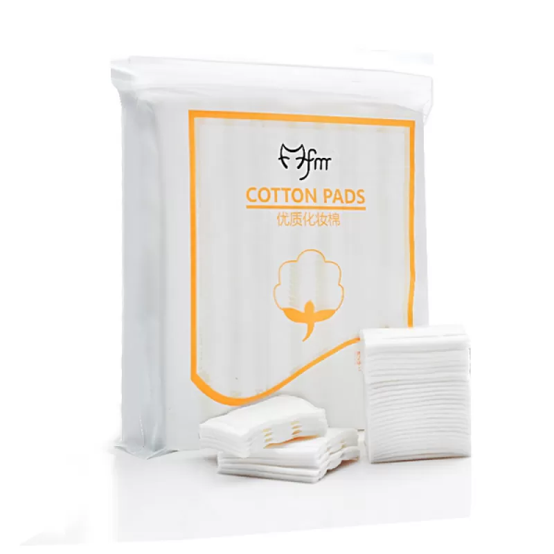 Vàng) Bông Tẩy Trang 222 Cotton Pads (Kiện 80 Gói)