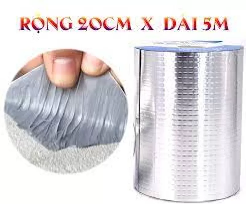 Băng Keo Chống Thấm 20CM (Thùng 9 Cuộn)
