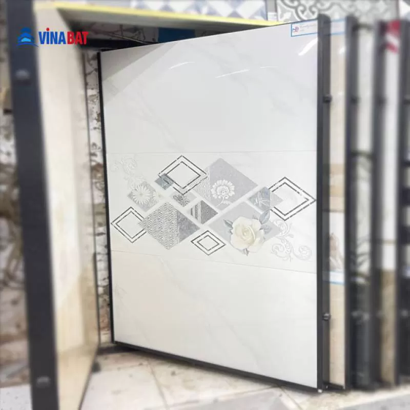 Gạch ốp lát royal 40x80cm FRIENDLY02HN trắng khói bóng