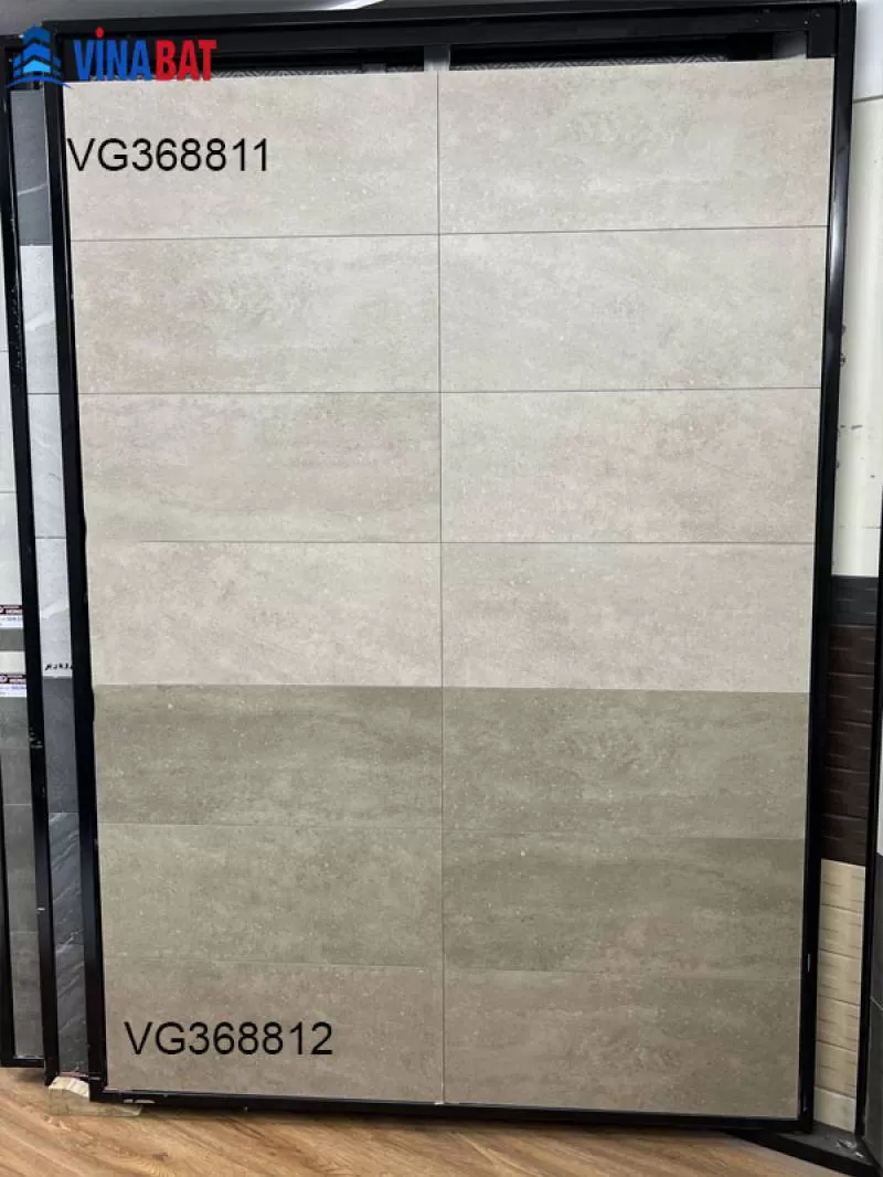 Gạch ốp lát royal 30x60cm VG368811-368812 vân xi măng màu nâu 