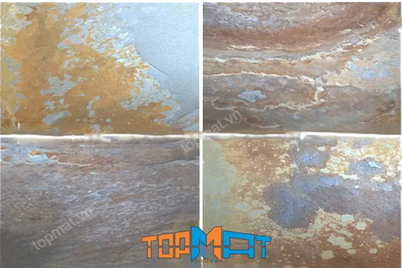 Đá slate đa sắc lát nền sân vườn 20x30cm 