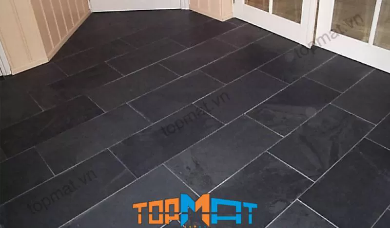 Đá slate vảy đồng lát nền 30x60x(1.2-1.4)cm