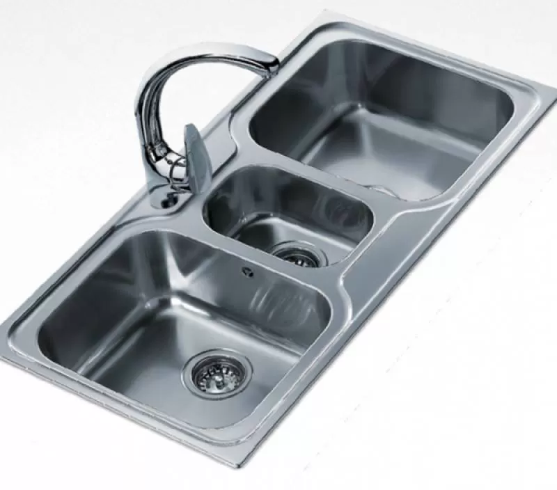 Chậu rửa Teka 3 hộc Classic 2 1/2 B, Kt: 1000 x 500 mm 