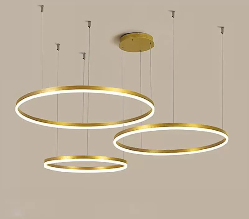 Đèn thả vòng tròn 3 tầng Verona TBG01302V, 200 - 400 - 600 mm 
