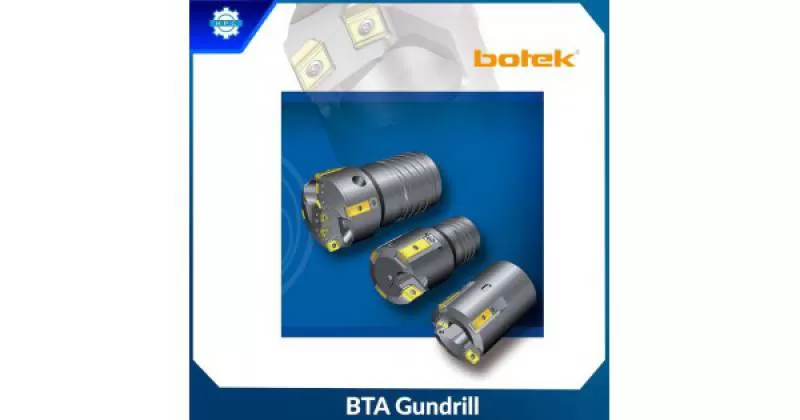 Mũi khoan sâu ghép mảnh Botek - dòng BTA