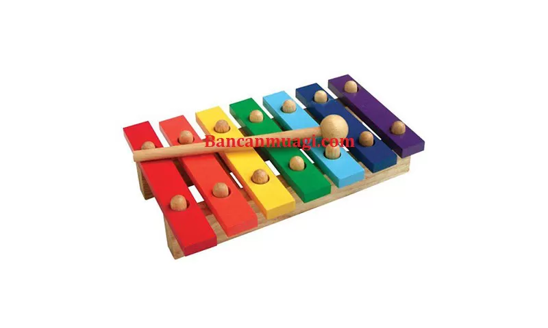 Đồ chơi Đàn mộc cầm 7 thanh bằng Gỗ 