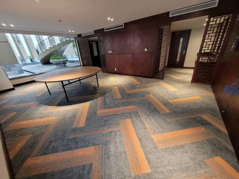 Thảm trải sàn tấm 50cmx50cm sợi Nilon cao cấp LAGOM 12 