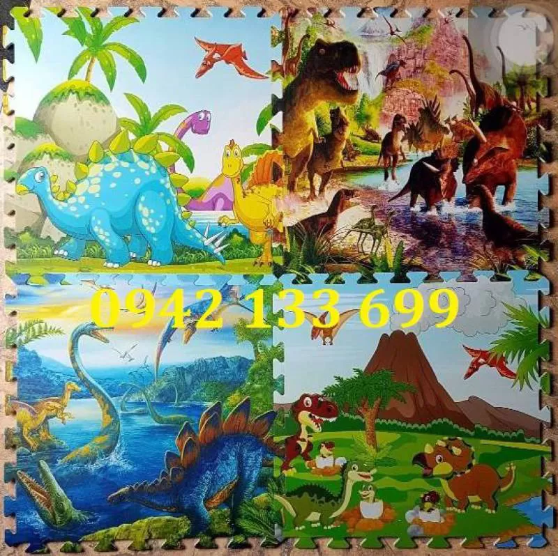 Thảm Trải Sàn Hình Khủng Long