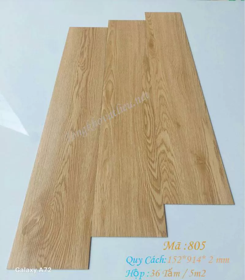 Sàn Nhựa Giả Gỗ Mã 805 – 2*152*914 MM Siêu Đẹp 