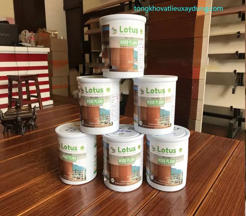 SƠN GIẢ GỖ LOTUS – SƠN PHỦ 3.5 KÝ 