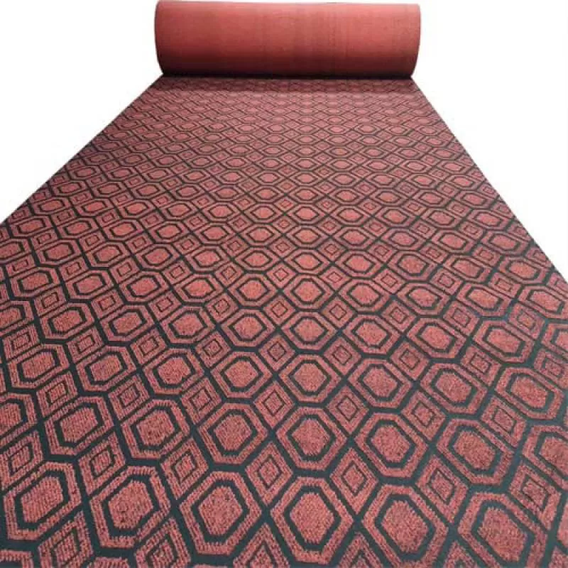 Thảm Hoa Văn Giá Cực Rẻ Jacquard 09 Đỏ