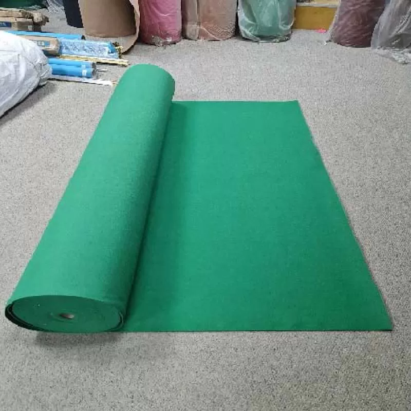 THẢM SỰ KIỆN DẠNG NỈ NỈ MÀU XANH LÁ MẠ P 601 