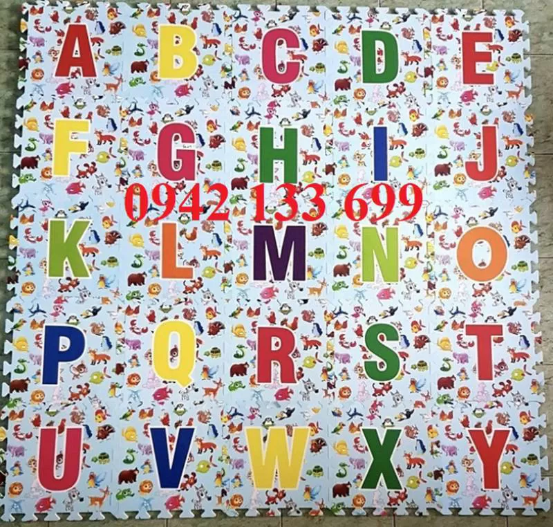 Thảm Cho Bé Chữ Scan 