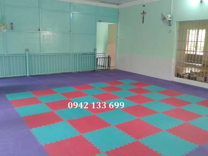 Thảm Trải Sàn Văn Phòng Trơn Eva 50cm